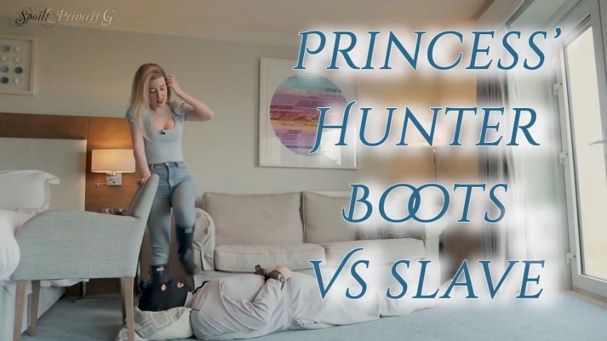 Princess' Hunter Boots Vs slave