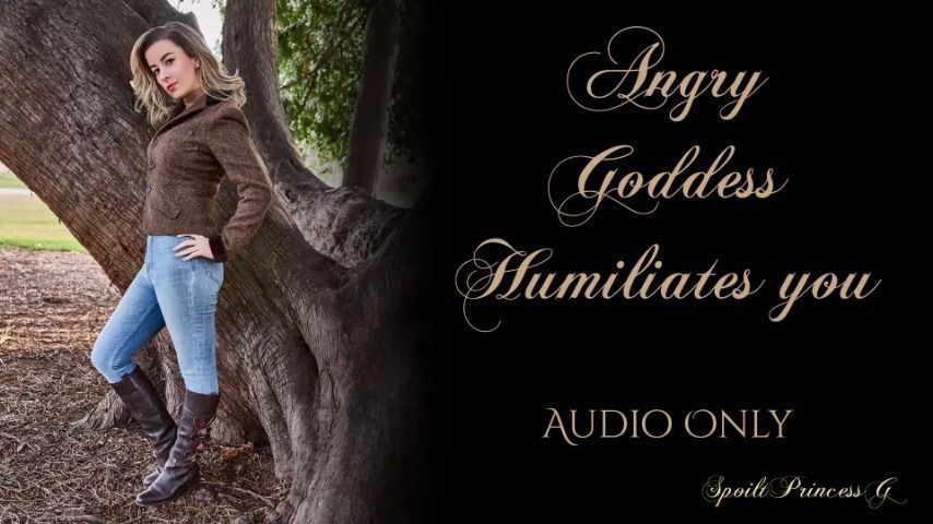 Angry Goddess Humiliates you - Audio Only