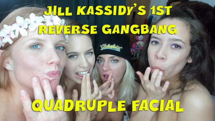 JILL KASSIDY'S 1ST EVER REVERSE GANGBANG