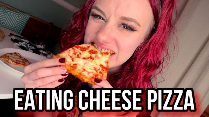 Eating Cheese Pizza