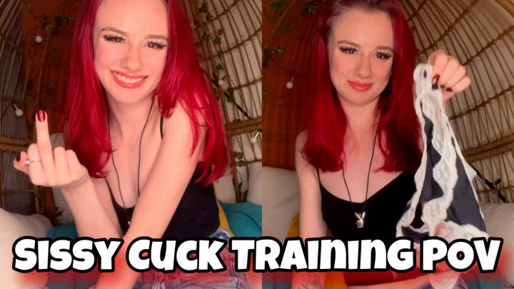 Sissy Cuck Training POV