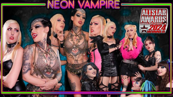 AWARD WINNING: Neon Vampire Trilogy Scenes 1, 2 and 3