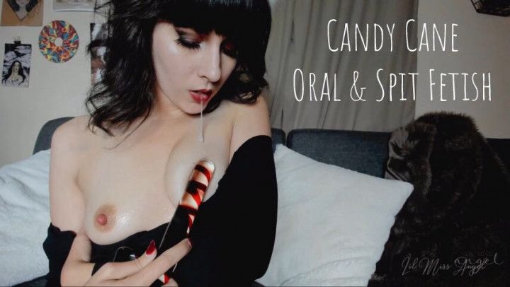 Candy Cane Oral &amp; Spit Fetish
