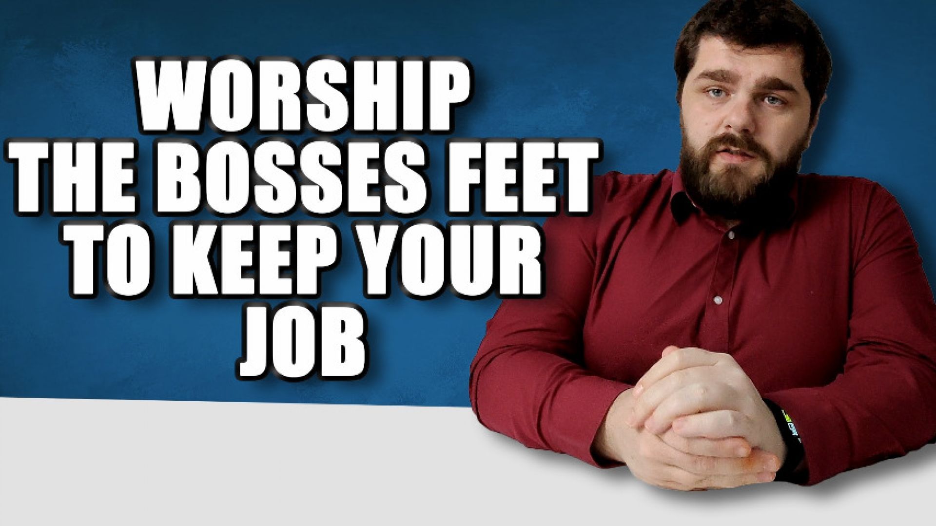 Worship Your Bosses Feet To Keep Your Job With Feet Licking