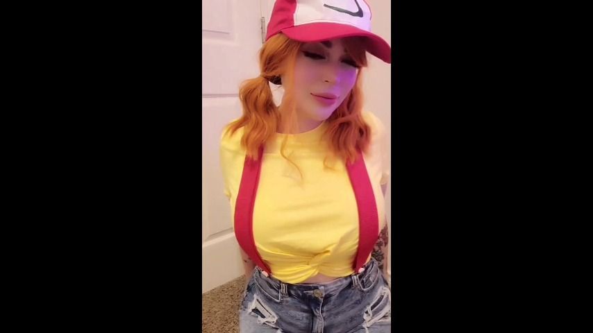 Misty rewards ash with sloppy blowjob