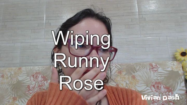 Wipping Runny Nose