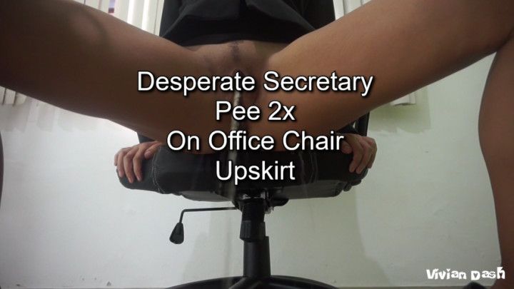 Secretary Pee 2x Upskirt Desperation