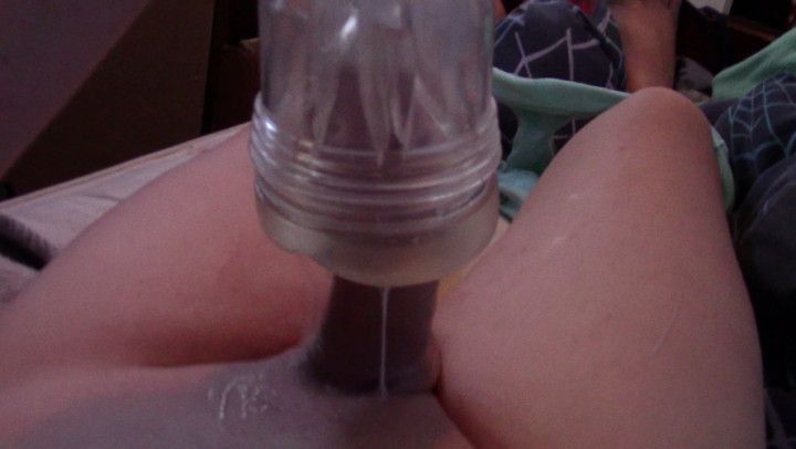 Cumlube sloppy seconds in fleshlight