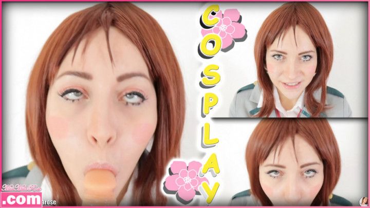 Ochako Uraraka's Ahegao BlowJob