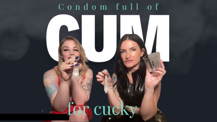 A Condom Full Of Cum For Cucky