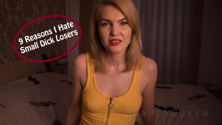 9 Reasons I Hate Small Dick Losers