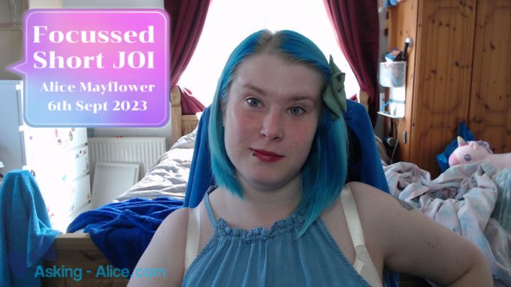 Focussed Short JOI - Solo Girl