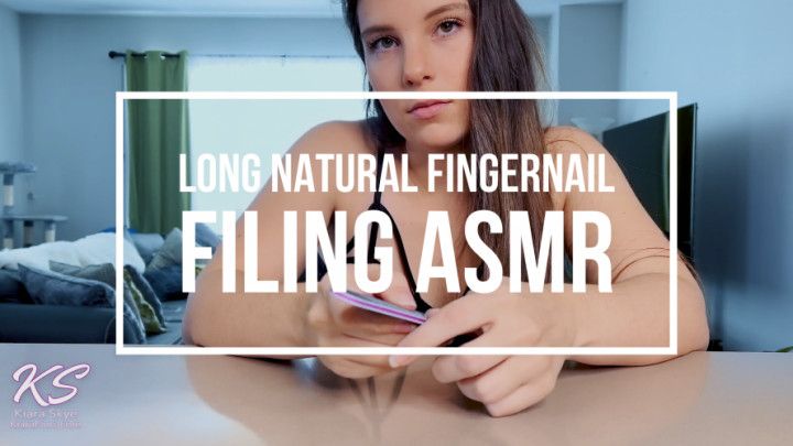 Goddess Natural Fingernail Filing ASMR