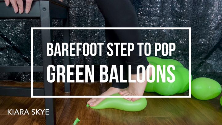 French Pedi Barefoot Balloon Step to Pop