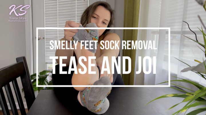 Smelly Feet Sock Removal Tease and JOI