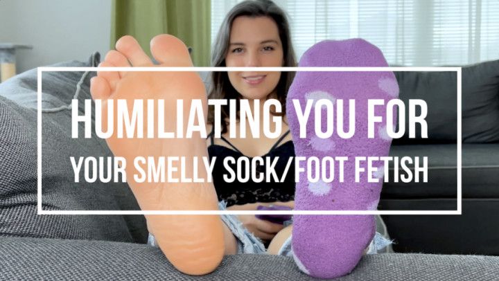 Smelly Fuzzy Socks and Soles Humiliation