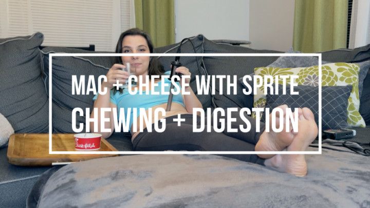 Mac + Cheese with Sprite Digestion ASMR