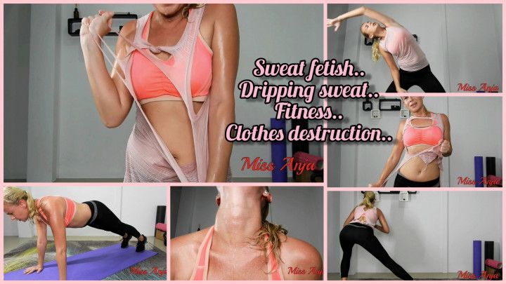 Custom/Super SWEATY Weights Workout/Clothes Destruction