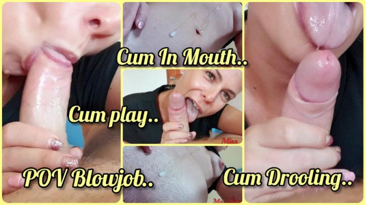 Passionate POV Blowjob And Cum Drooling