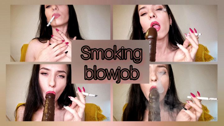 Smoking blowjob