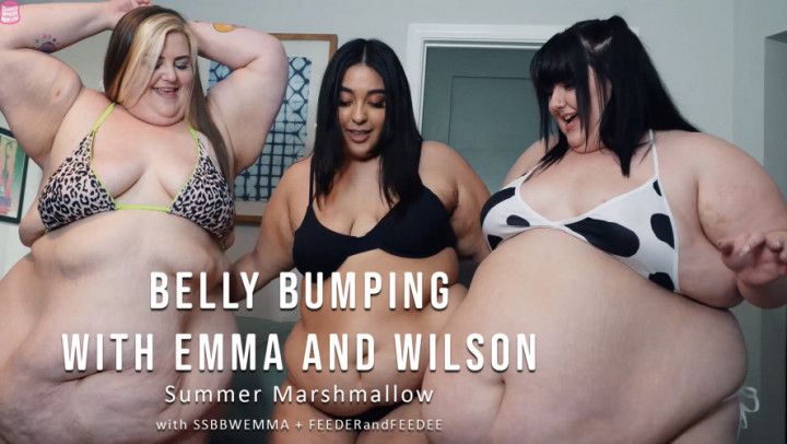 Belly Bumping with Emma and Wilson