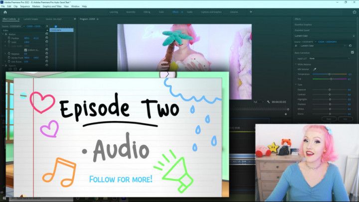 Evie's Editing School: Ep 2: Audio Evie Rees