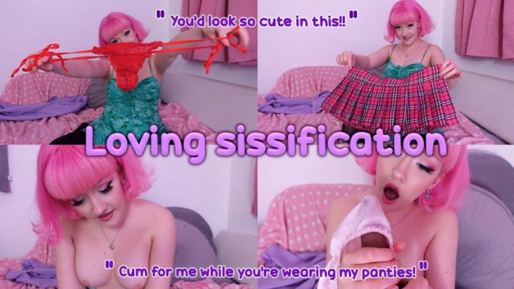 GF dresses you up - Loving sissification Evie Rees