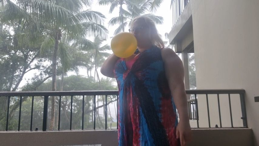 Balloons in a Tropical Monsoon