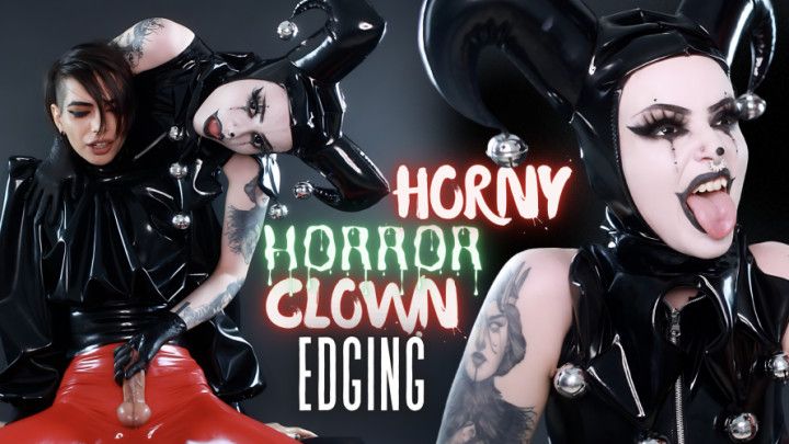 Horny Horror Clown Edging ft Miss Nocturnal