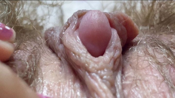 Big clit extreme closeup 4K