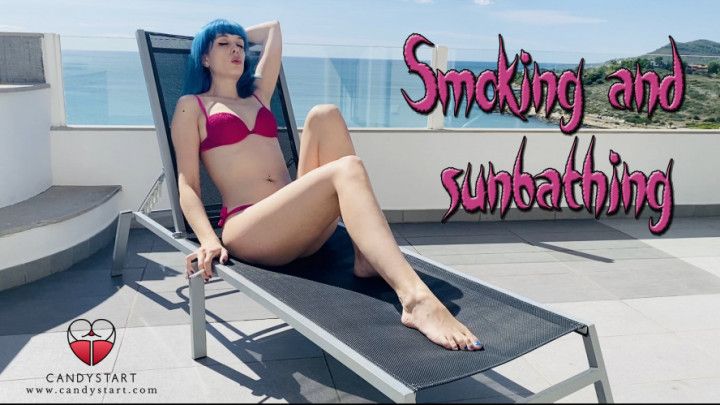 Smoking and sunbathing
