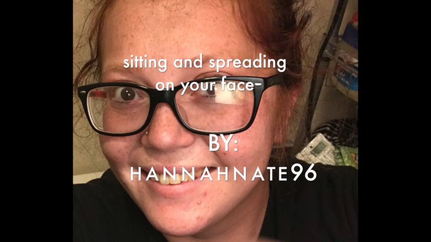 sitting and spreading on your face