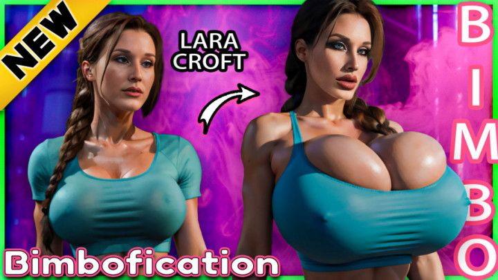 Lara Croft Bimbofication 3 From Amazon to Lactating Bimbo TF