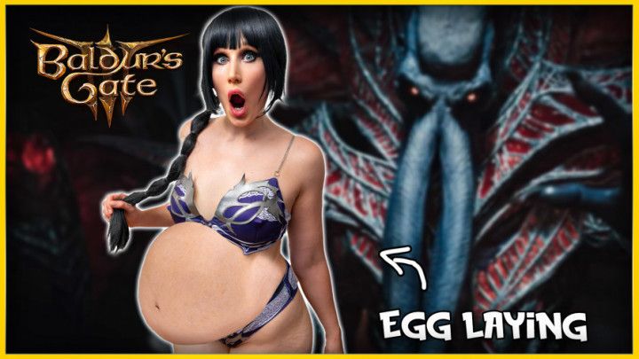 Alien Insemination: Shadowheart's Egg Laying Pregnant Belly