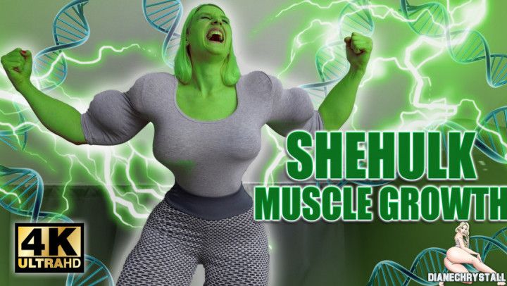 She Hulk Muscle Growth Transformation 4K