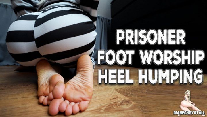 Foot worship prisoner MILF heel humping