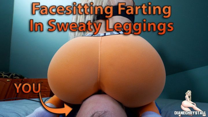 Facesitting Farting sweaty gym leggings