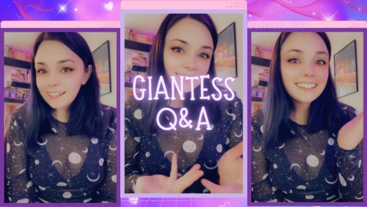 Giantess Q&amp;A