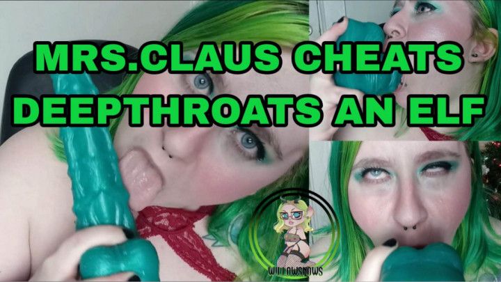 Mrs Claus Cheats Deepthroats an Elf