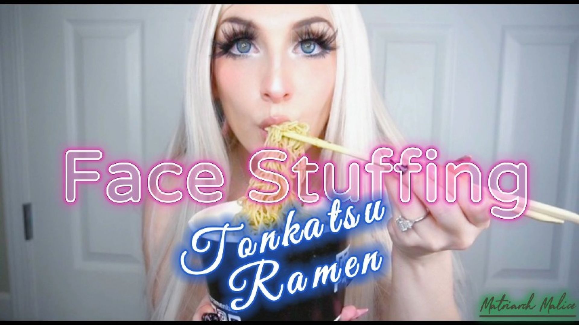 Tonkatsu Ramen Face Stuffing
