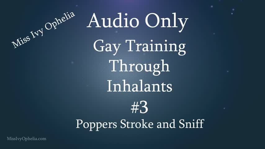 Audio Only - Inhalants Gay Training 3