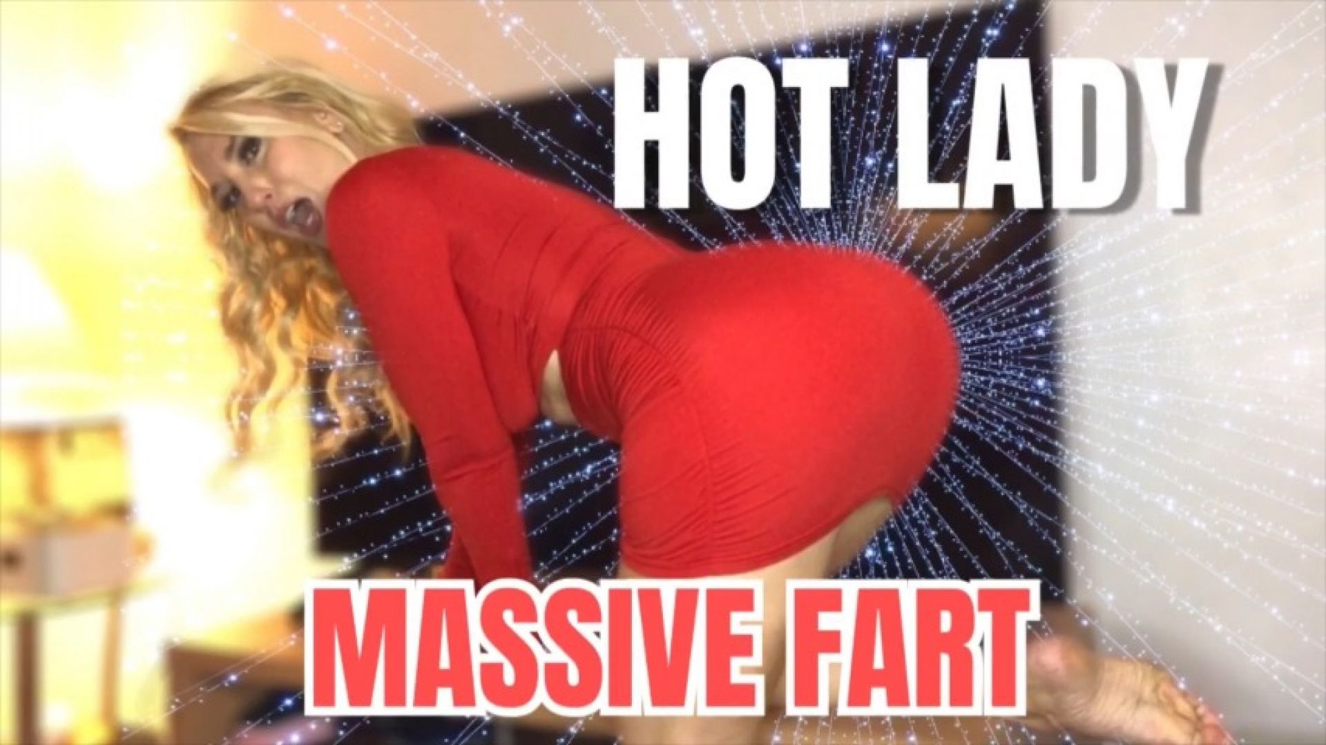 Hot Lady Massive Fart