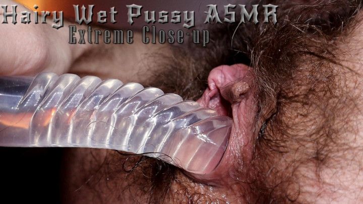 Wet Hair Pussy ASMR Close Up