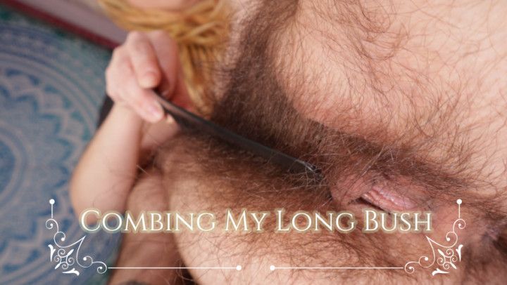 Combing My Long Bush