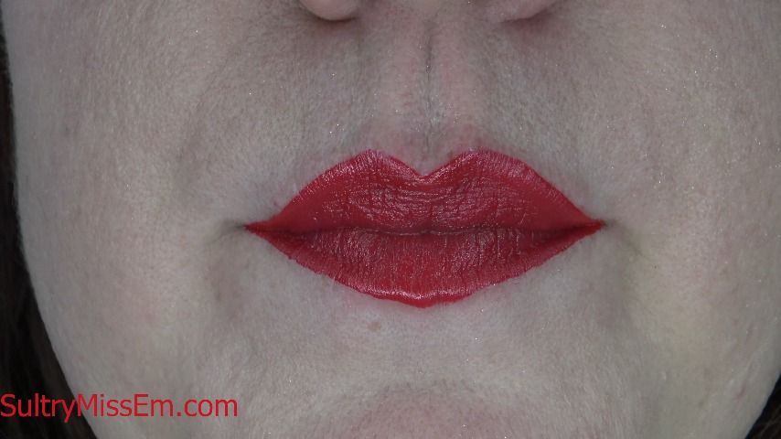 Bright Red Lipstick