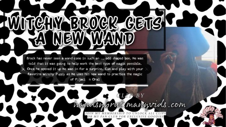 Witchy Brock Gets a New Wand