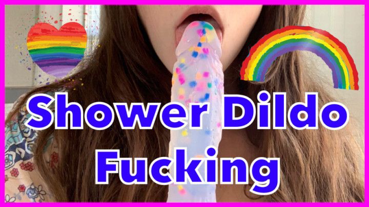 Shower Dildo Fucking