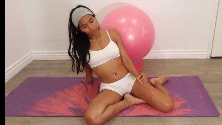 Asian Yoga Instructor Gives You JOI