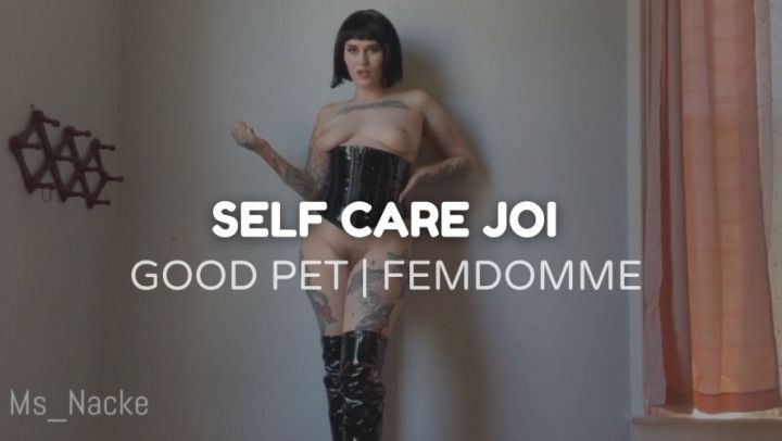 Self Care Release JOI for the Good Pets