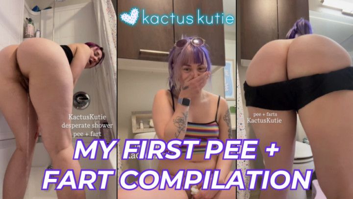 my first pee + fart compilation